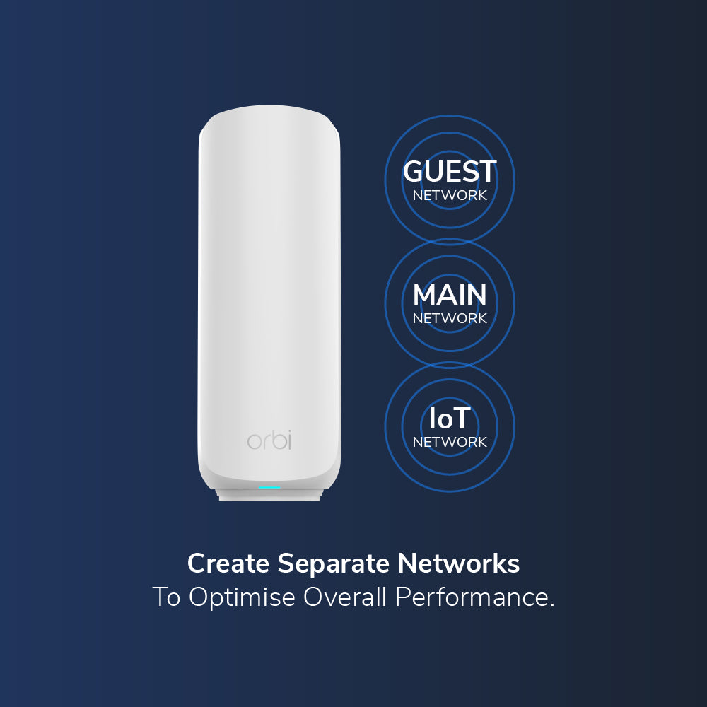Netgear RBE373 Orbi 370 Dual-Band Wi-Fi 7 Mesh System (3-Pack)
