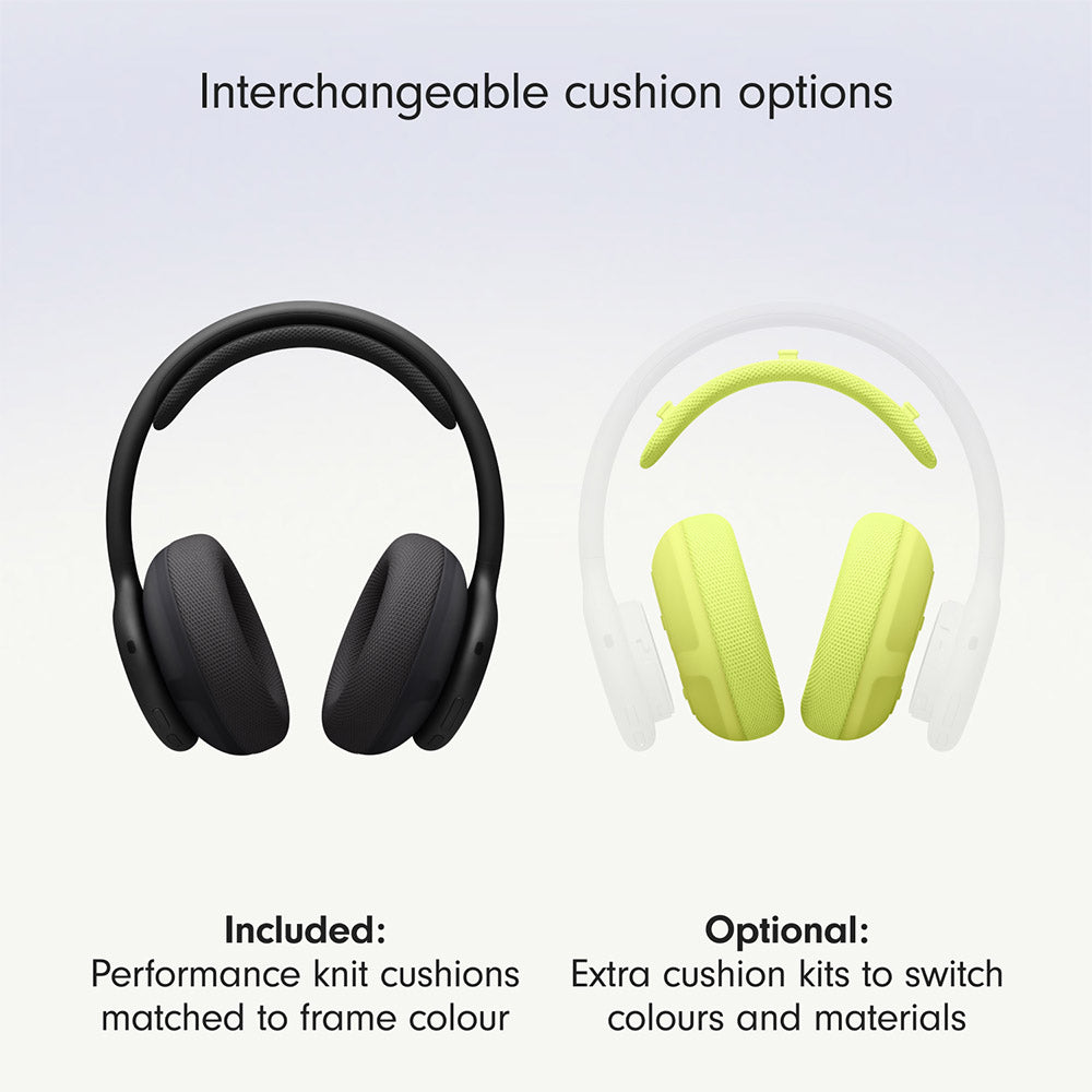 Beats 360 Over-Ear Headphones Black with Black Knit Cushions