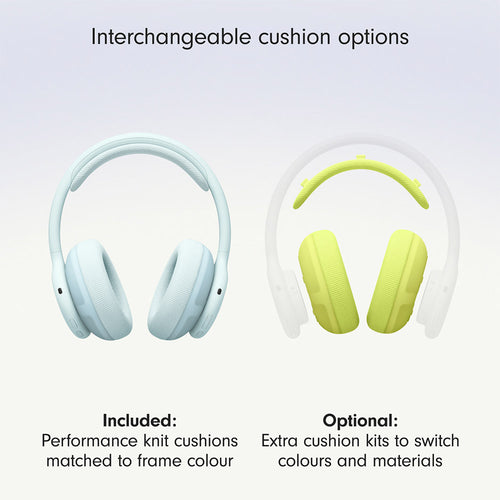 Beats 360 Over-Ear Headphones Sky with Sky Knit Cushions
