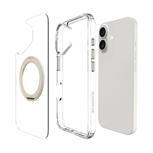 Redmonster iPhone 17 6.3 (2025) Basic M 360 Clear Titanium