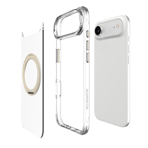 Redmonster iPhone 17 Air 6.5 (2025) Basic M 360 Clear Titanium