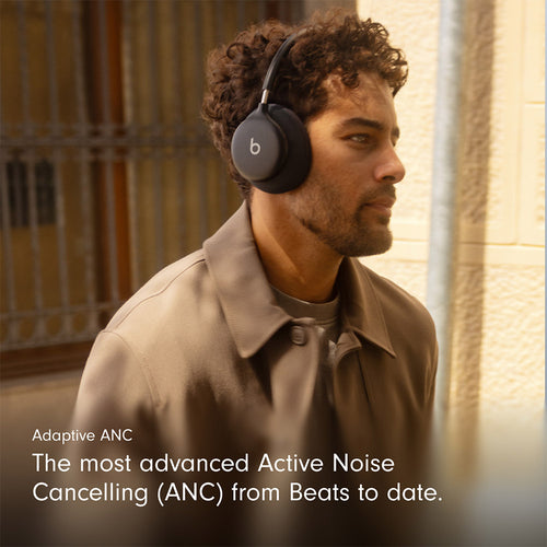 Beats 360 Over-Ear Headphones Black with Black Knit Cushions