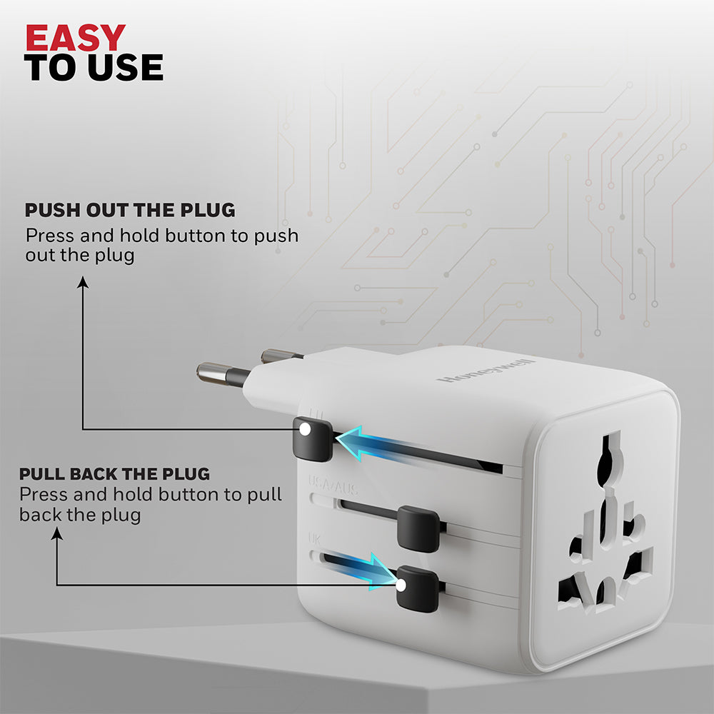 Honeywell World Travel Adapter (White)