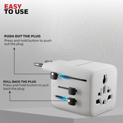 Honeywell World Travel Adapter (White)