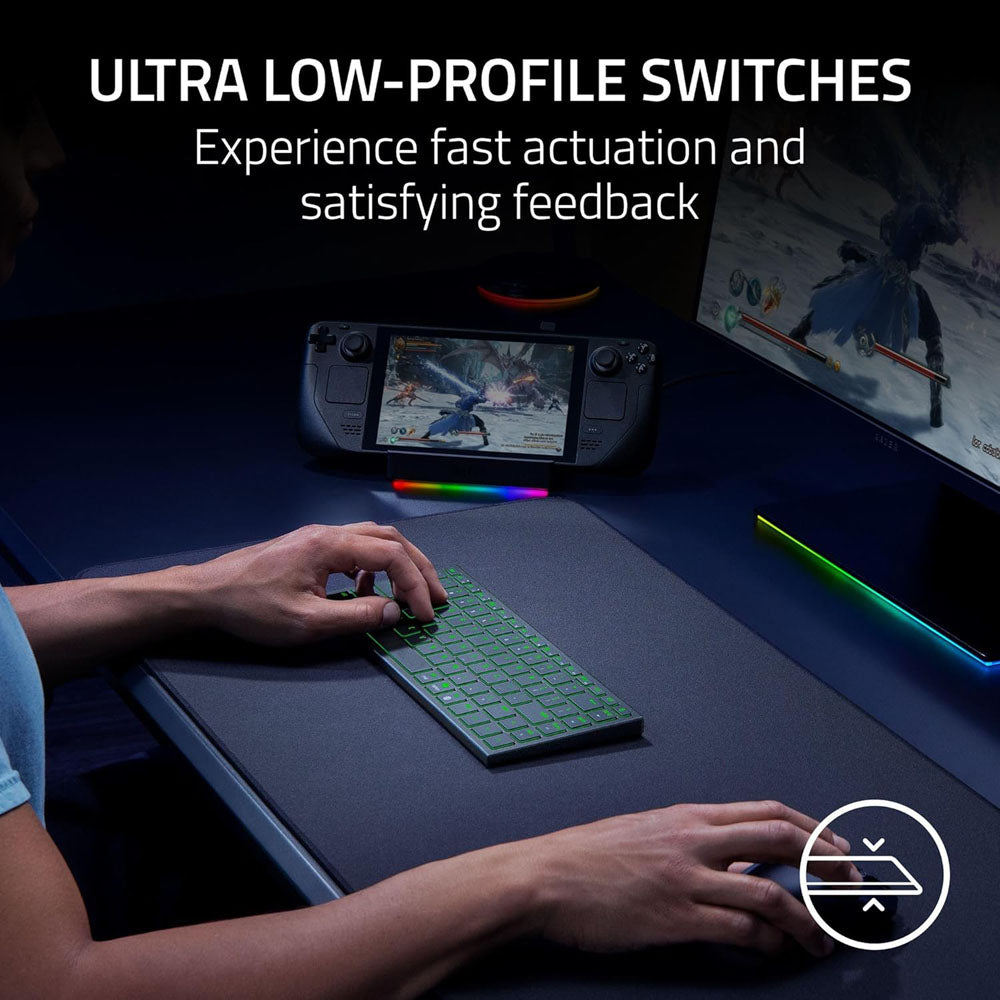 Razer Joro 薄型Bluetoothキーボード US配列 Razer Joro Portable Wireless Gaming Keyboard (Black) – Challenger