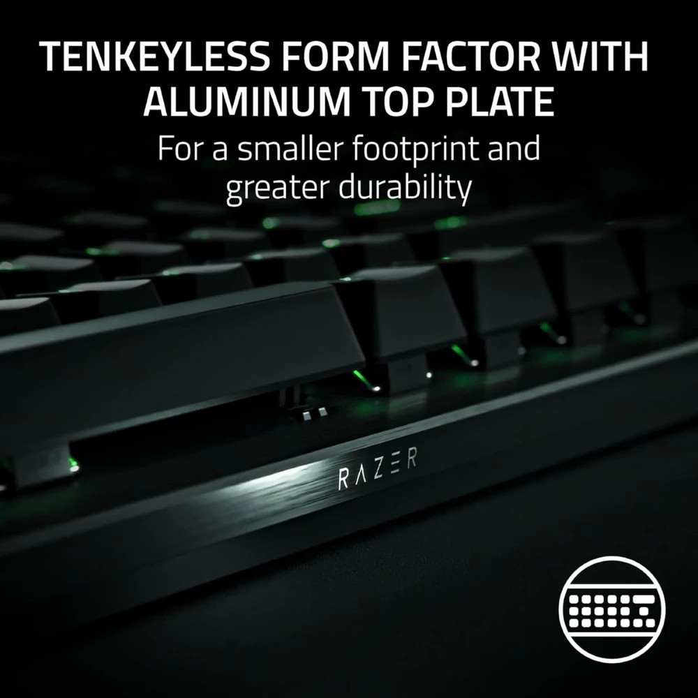 Razer Huntsman V3 Pro TKL Wired Gaming Keyboard (White)