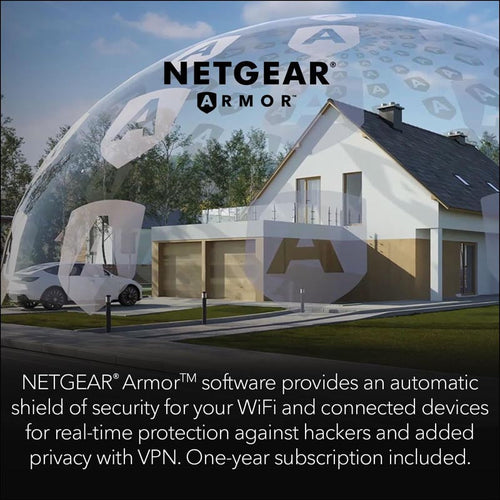 Netgear Orbi 970 Quad-Band WiFi 7 Mesh System - BE27000 27Gbps - 3-Pack - White (RBE973S)