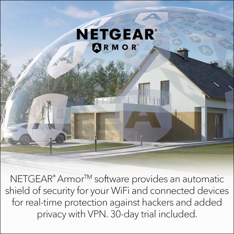 Netgear Orbi 770 Tri-Band 2.5G Wi-Fi 7 Mesh System - BE11000 11Gbps - 3-Pack (RBE773)