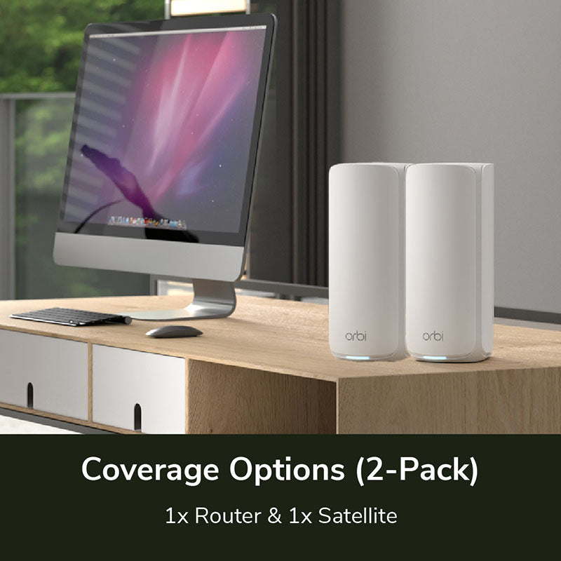 Netgear RBE872 Orbi 870 Tri-Band Wi-Fi 7 Mesh System (2-Pack)