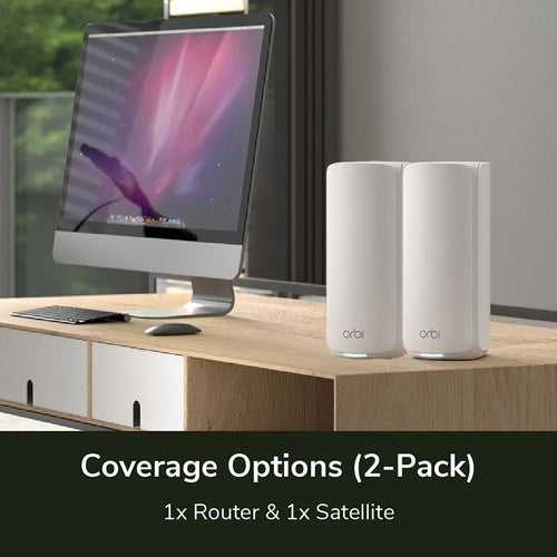Netgear RBE872 Orbi 870 Tri-Band Wi-Fi 7 Mesh System (2-Pack)