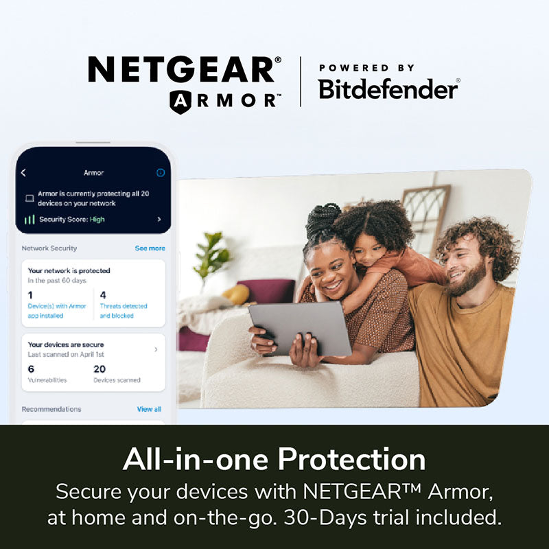 Netgear RBE872 Orbi 870 Tri-Band Wi-Fi 7 Mesh System (2-Pack)