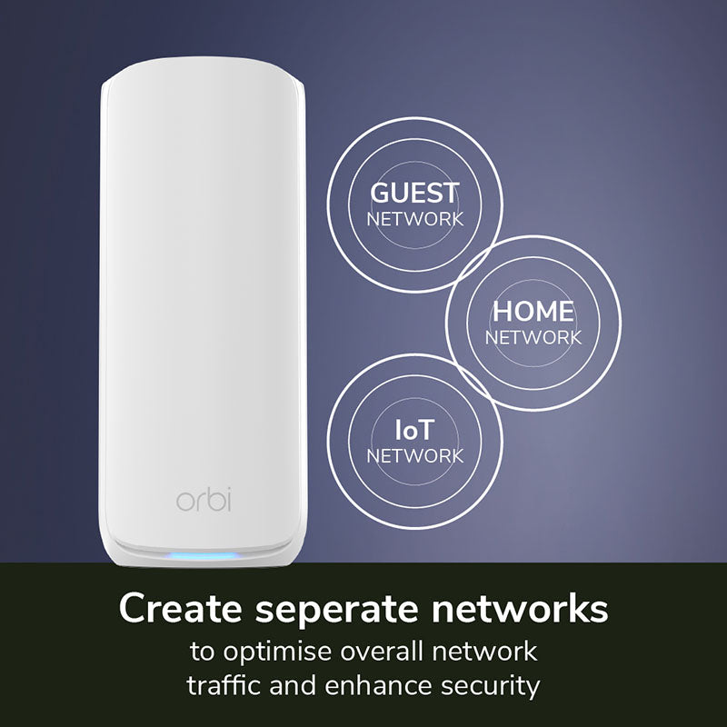 Netgear RBE873 Orbi 870 Tri-Band Wi-Fi 7 Mesh System (3 Pack)