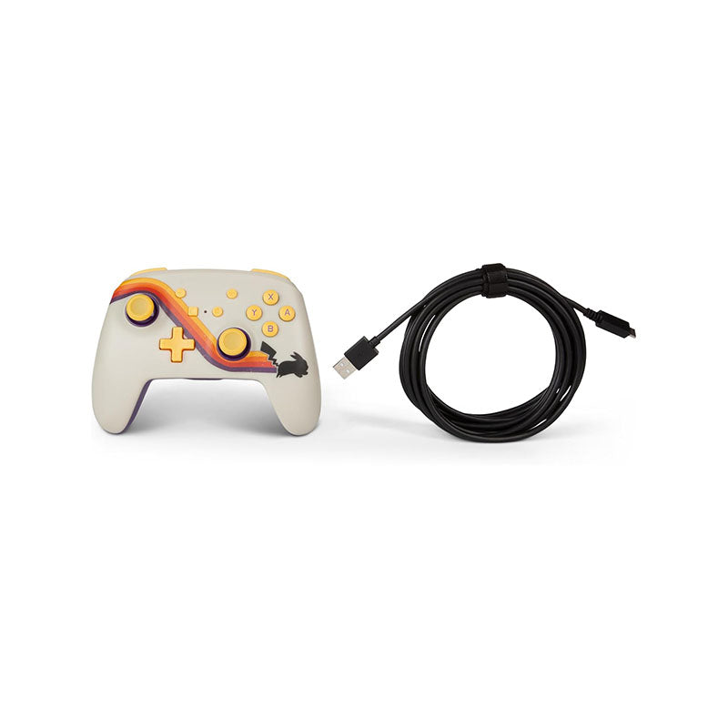 PowerA Enhanced Wireless Controller for Nintendo Switch - Pikachu Retro