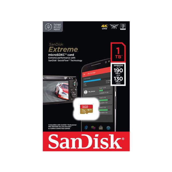 SanDisk Extreme microSDXC QuickFlow UHS-I 1TB – Challenger Singapore