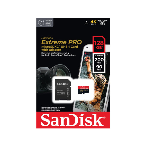 SanDisk Extreme PRO microSDXC QuickFlow UHS-I 128GB – Challenger