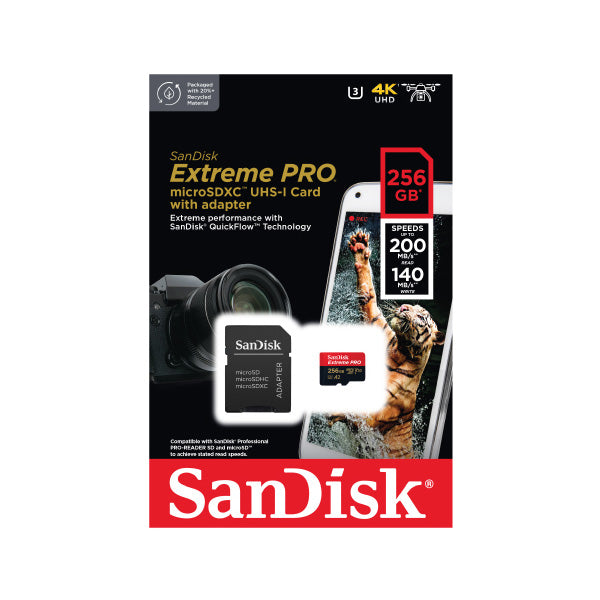 SanDisk Extreme PRO microSDXC QuickFlow UHS-I 256GB – Challenger
