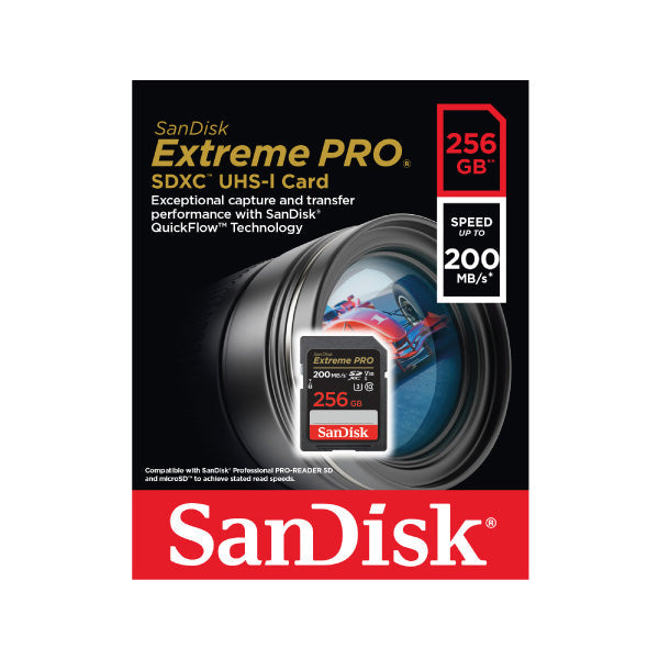 SanDisk Extreme PRO SDXC QuickFlow UHS-I 256GB – Challenger Singapore
