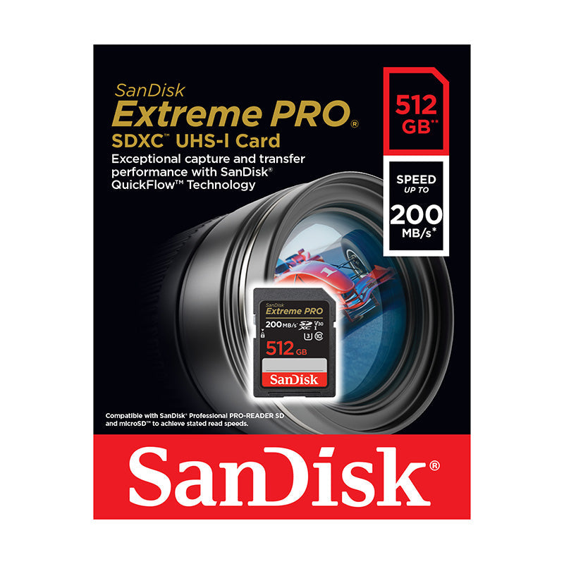 SanDisk Extreme PRO SDXC QuickFlow UHS-I 512GB