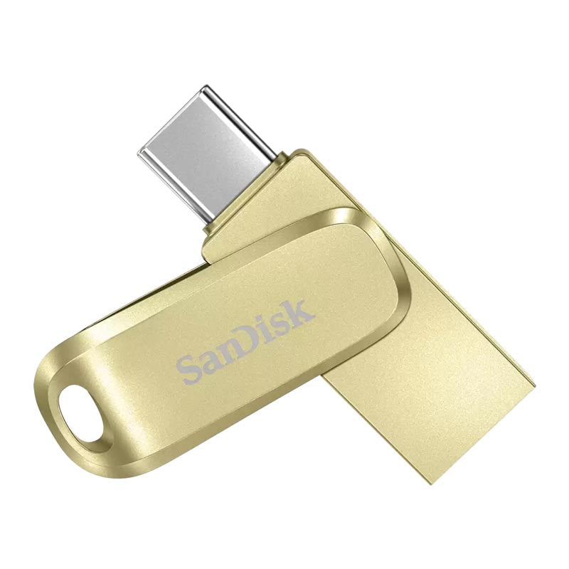 SanDisk Ultra Dual Drive Luxe 256GB USB-C Champagne Gold