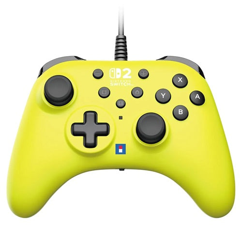HORI HORIPAD Turbo for Nintendo Switch 2, Windows PC, Lime Yellow