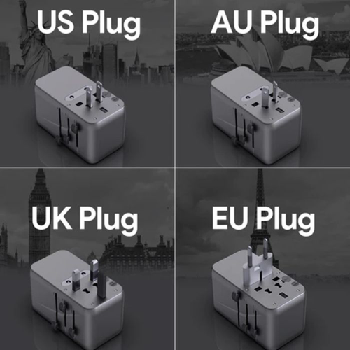 Aukey PA-TA09 100W Universal Travel Charger (Purple)