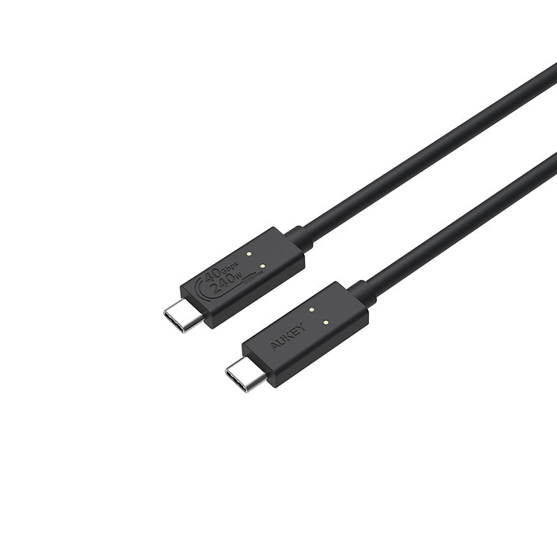 Aukey CB-TCC241 Hyper Link CC 240W USB4 Gen 3 USB-C to C Cable 0.8m