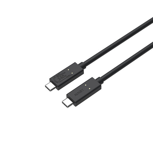 Aukey CB-TCC241 Hyper Link CC 240W USB4 Gen 3 USB-C to C Cable 0.8m