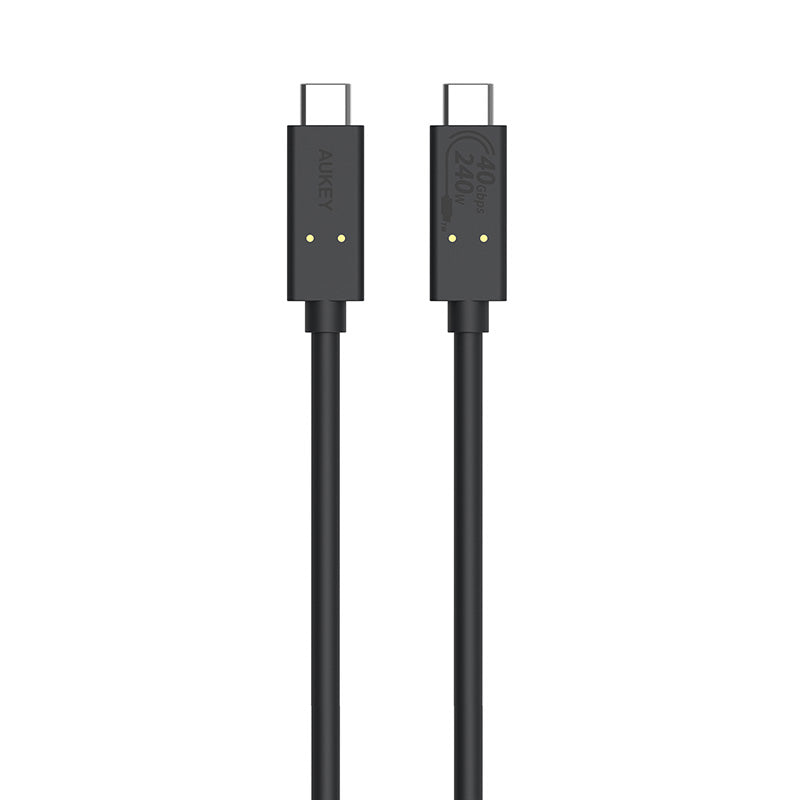Aukey CB-TCC241 Hyper Link CC 240W USB4 Gen 3 USB-C to C Cable 0.8m