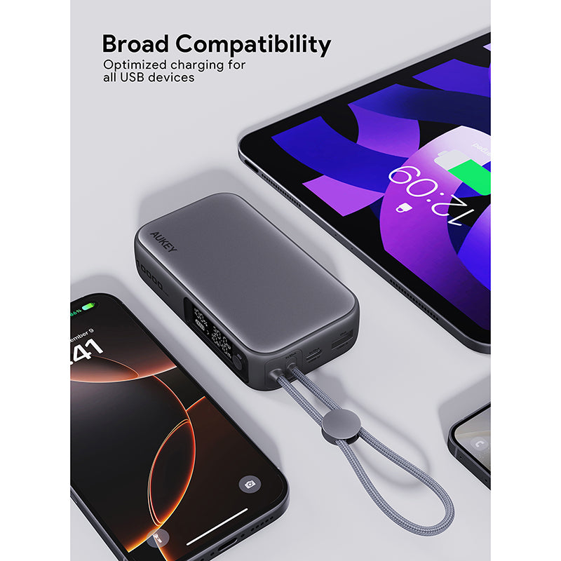 Aukey PB-Y47 Spark Sling 10000mAh Compact Fast Charging PB with