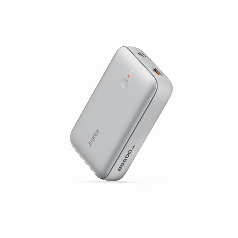 Aukey PB-Y57 Spark Mini 20000mAh Compact Fast Charging Power Bank with 20W PD (White)