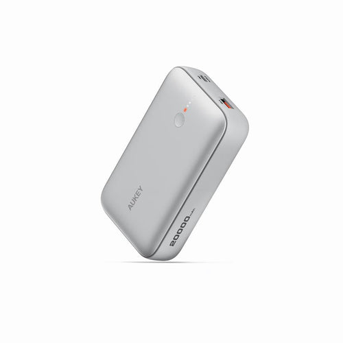 Aukey PB-Y57 Spark Mini 20000mAh Compact Fast Charging Power Bank with 20W PD (White)