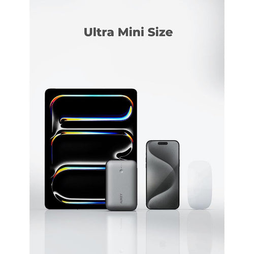 Aukey PB-Y57 Spark Mini 20000mAh Compact Fast Charging Power Bank with 20W PD (White)