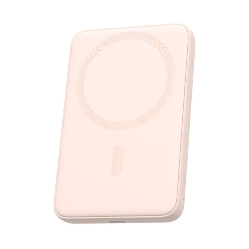 Aukey PB-MS03 MagFusion Slim 5000mAh Magnetic Wireless Charging Power Bank (Pink)