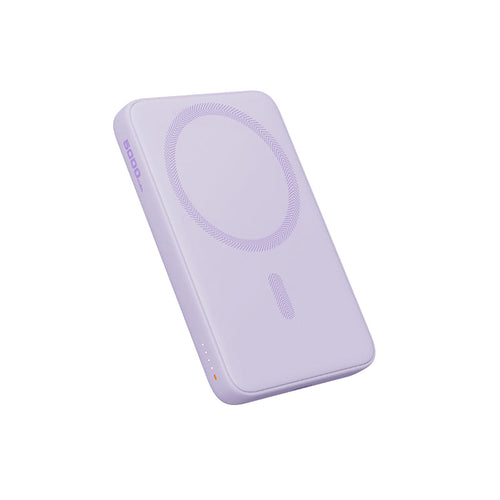 Aukey PB-MS03 MagFusion Slim 5000mAh Magnetic Wireless Charging Power Bank (Purple)