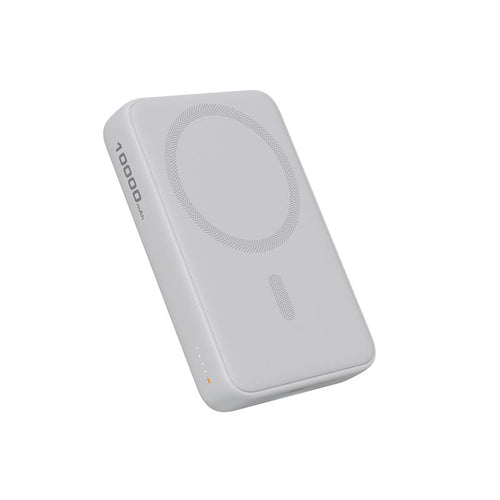 Aukey PB-MS04 Magfusion Slim 10K Magnetic Wireless Power Bank (White)
