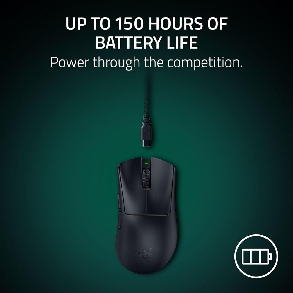 Razer DeathAdder V4 Pro Wireless Gaming Mouse (Black) – Challenger