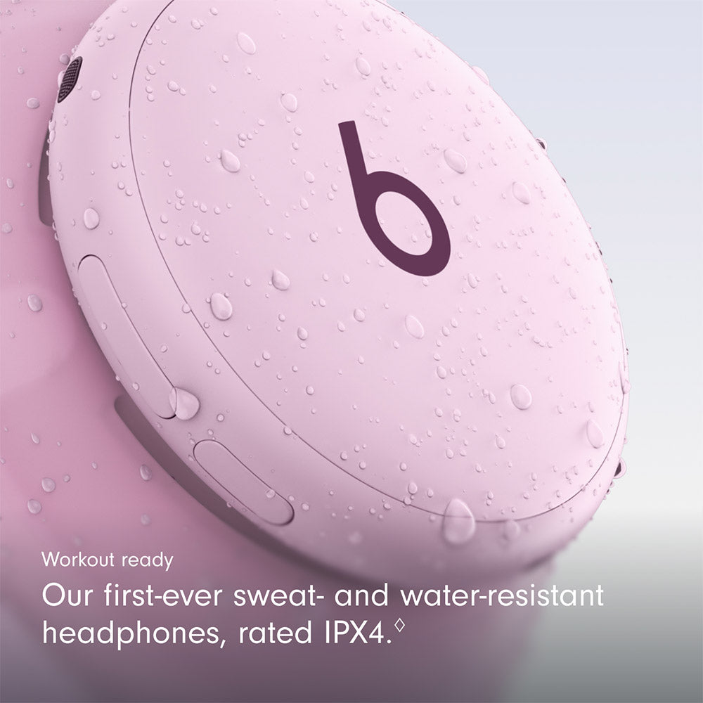Beats 360 Over-Ear Headphones Pink with Pink Knit Cushions