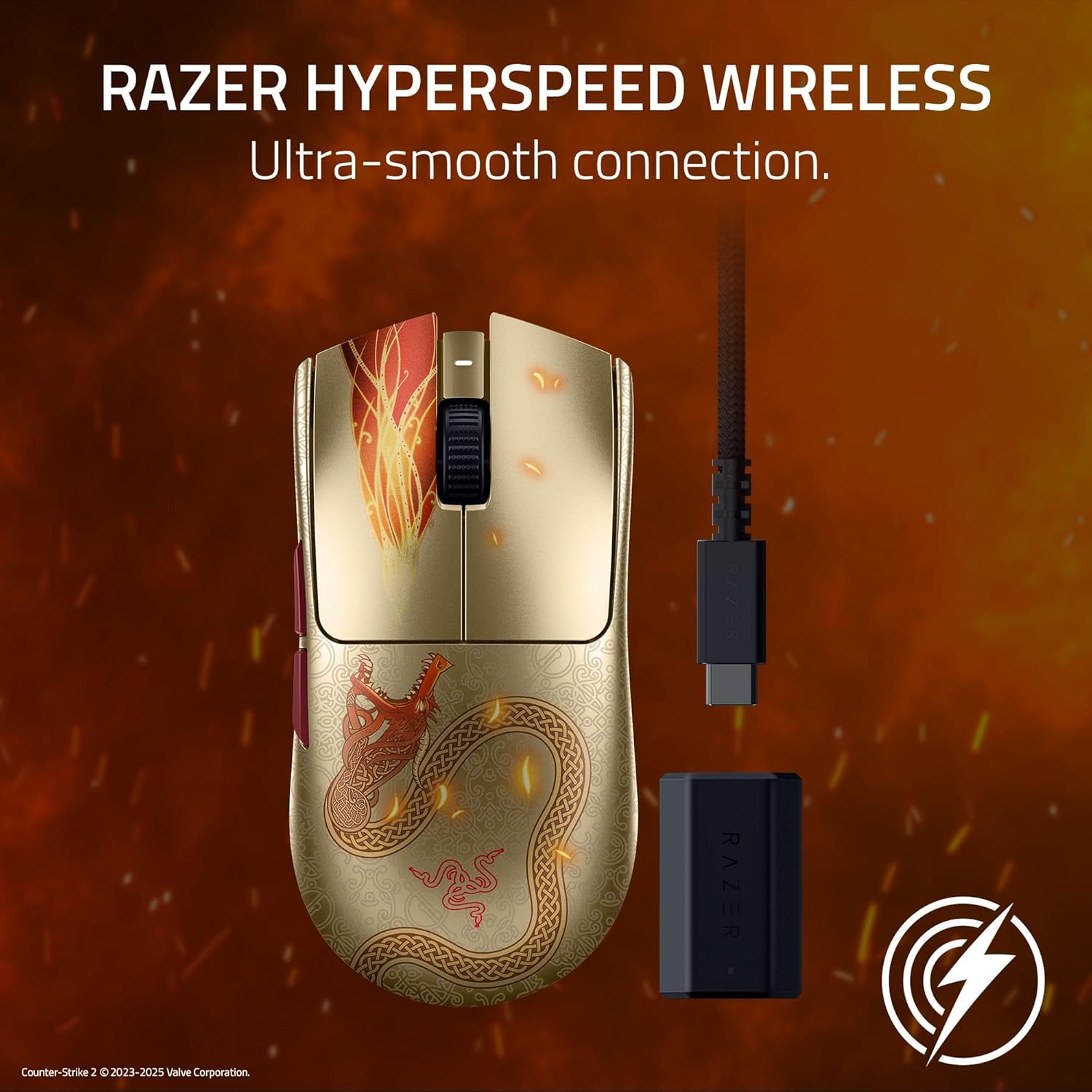 Razer Viper V3 Pro Wireless Gaming Mouse (Counter-Strike 2 Edition
