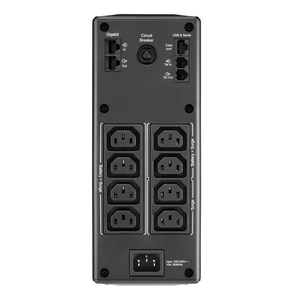 APC BR1600MI Back UPS Pro BR 1600VA 8Outlets AVR LCD Interfa