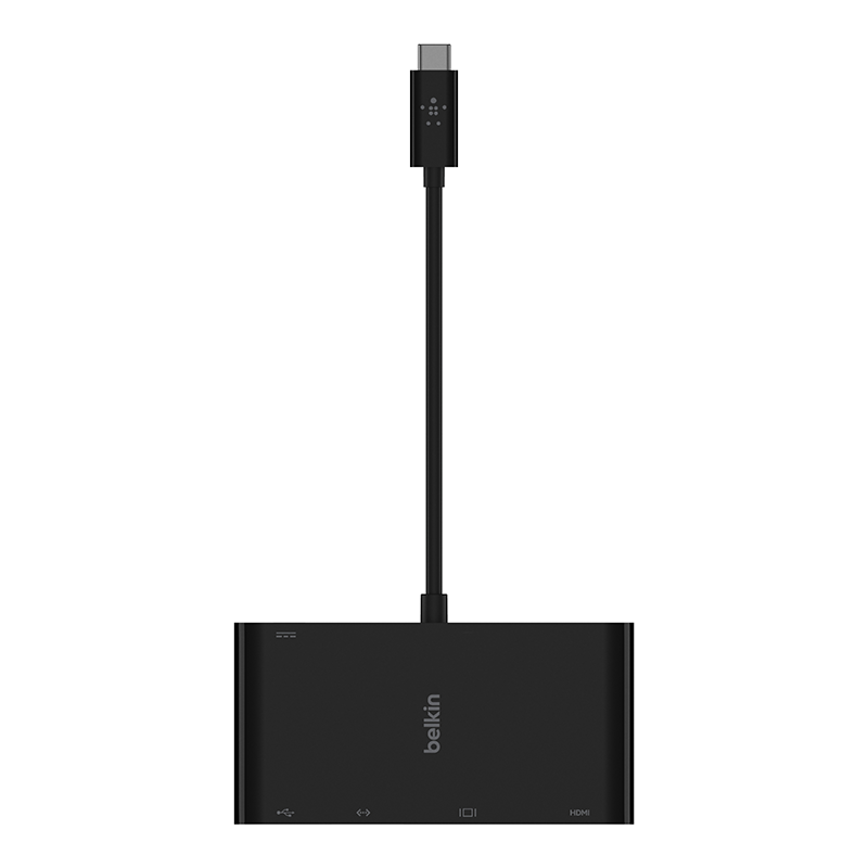 Belkin AVC004btBK USB-C 5-in-1 Hub Plus 100W