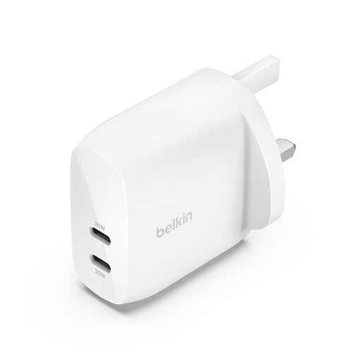 Belkin WCB010myWH BoostCharge Pro USB-C Wall Charger with PPS 60W