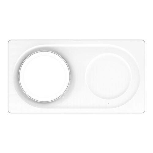 Belkin WIZ019btWH MagSafe 2-in-1 Wireless Charging Pad (White)