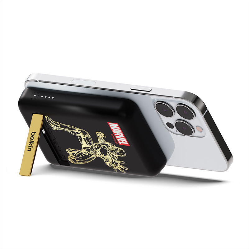 Belkin BPD004qcBG-DY 5000mAh Magnetic + Kickstand PB Ironman