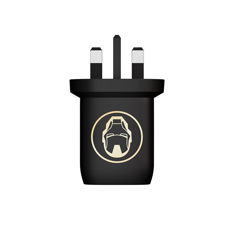 Belkin WCH013myBG-DY BoostCharge Pro Dual USB-C GaN Wall Charger with PPS 65W (Ironman))