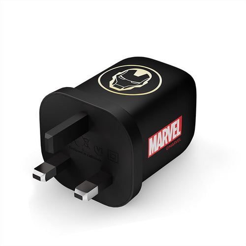 Belkin WCH013myBG-DY BoostCharge Pro Dual USB-C GaN Wall Charger with PPS 65W (Ironman))