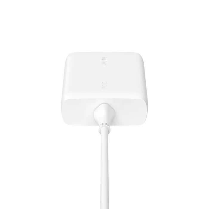 Belkin WCH015myWH 200W 4 Port USB C Charger (White)