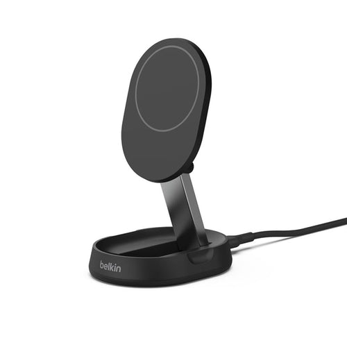 Belkin WIA008btBK Qi2 15W Wireless Charging Travel Stand (Black)