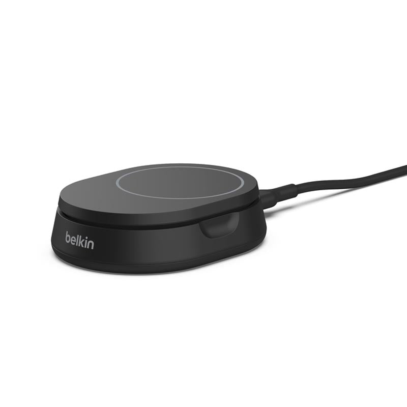 Belkin WIA008btBK Qi2 15W Wireless Charging Travel Stand (Black)