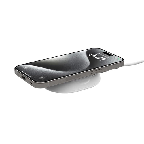 Belkin WIA008btWH Qi2 15W Wireless Charging Travel Stand (White)