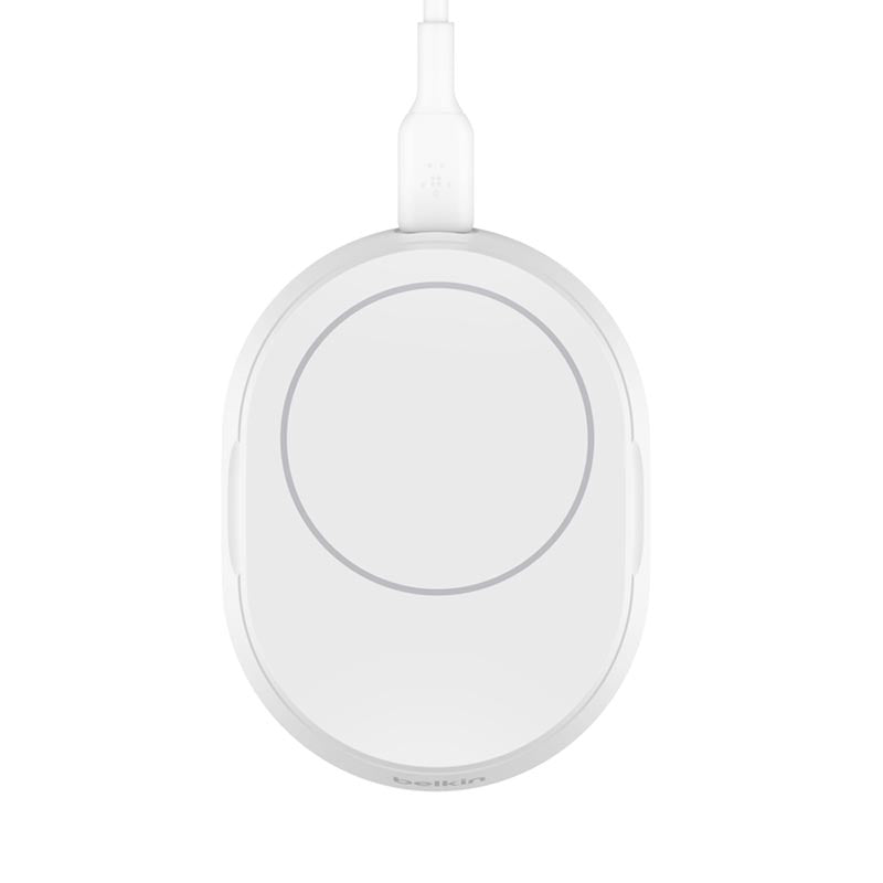 Belkin WIA008btWH Qi2 15W Wireless Charging Travel Stand (White)